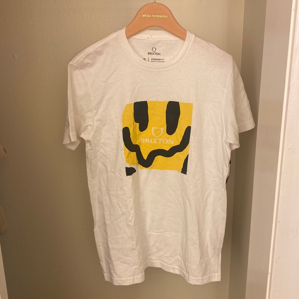 Brixton mens melted square tee